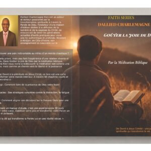 Couverture de l'eBook 'Goûter la Joie de Dieu', un guide en 60 chapitres sur la méditation biblique et l'épanouissement spirituel.